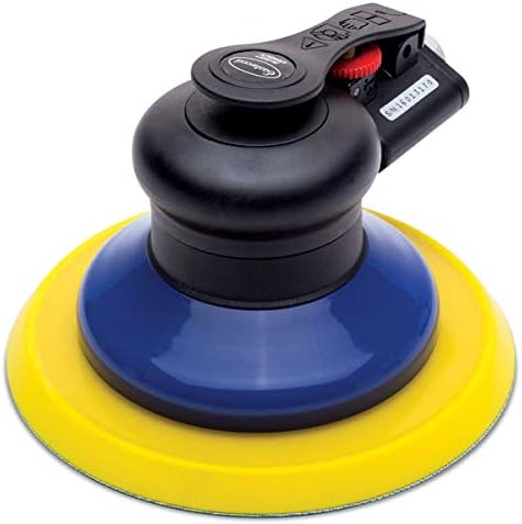 Eastwood 6 in. Air Random Orbital Palm Sander Non-Vacuum 3/32 in. Orbit Auto Body Orbit Da Sanding Low Vibration