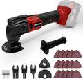 Oscillating Multi Tools for Milwaukee 18V Battery, Cordless Multitool with 6 Variable Speed 8,500-21,000 RPM, 23PCS Sanding and Cutting Oscillating Tool [Tool Only]