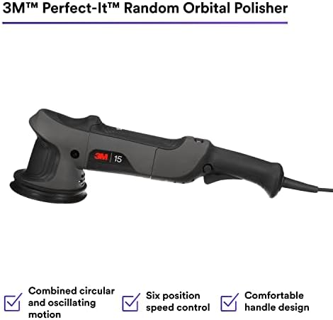 3M Perfect-It Random Orbital Polisher, 34100, 15mm, 120V/60Hz