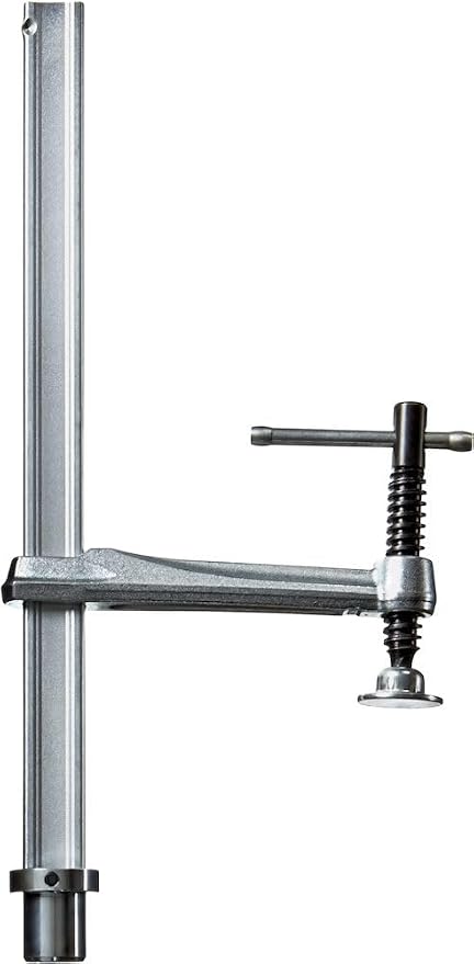 Bessey TW16-20-10K Clamping Element Tw16 7.87In/3.94In with Handle, Silver/Red