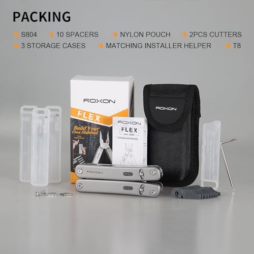 Roxon S804 Flex Multi tool Open-Source Modular Design and Customizable Multitool for Everyday Carry (EDC), Hobbies & Outdoors