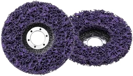 2Pcs 4.5"x7/8"(Arbor) Paint Stripper Disc for Angle Grinder Purple