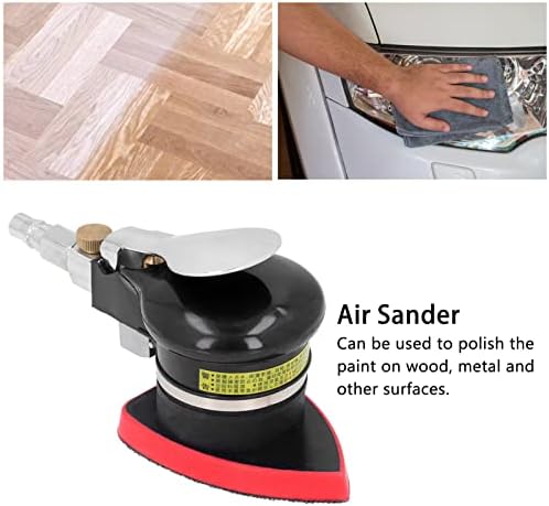 Eujgoov 12000rpm Air Triangular Sander Detail Sander Handheld Mini Details Pneumatic Sanding Machine for Wood Metal
