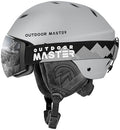 OutdoorMaster Kelvin Ski & Snowboard Helmet Set with RPO Goggles