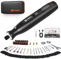 HARDELL Mini Cordless Rotary Tool for 3D Printer Sanding with 360 LED Light