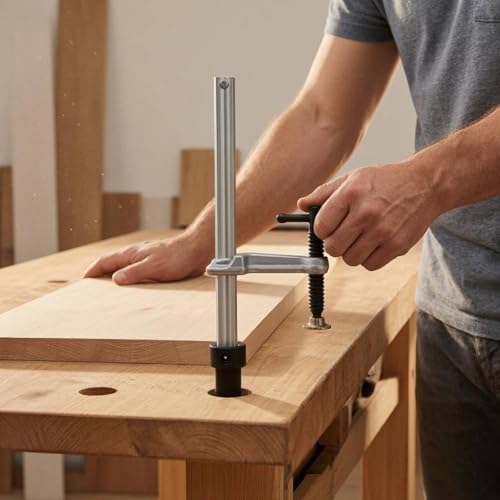 Insertion Clamp Fixture Ratchet Bench Clamp Insert Type Fastening Tool Alloy Steel Construction Secure Positioning Device Suitable for Metalworking, style to 3