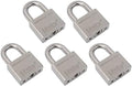 Unity Marine Padlock Keyed Alike 100% Stainless Steel Weatherproof for Sea, Boat, Port, Gate, Anti-Pick (5, 50mm)