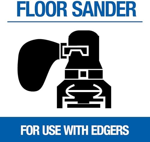 Mercer Industries 405040 Silicon Carbide Floor Sanding Edger Discs, 5" x 1/4" Hole, Grit 40F (50 pack)