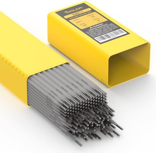 TOOLIOM E6011 Welding Rod Carbon Steel Stick Electrodes, 1/8" 10LB