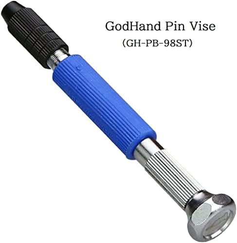 GodHand Power Pin Vise GH-PB-98ST, Spin Blade GH-SB-1-3 Set of 2 For Plastic Models With Original Stylus Ballpoint Touch Pen
