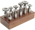 10-Piece HSS Woodruff Keyseat Cutter Set | American Standard Sizes 403, 204, 404, 305, 505, 406, 506, 407, 507, 408 | High-Speed Steel Key Cutters for Milling Machines & Metalworking