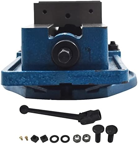 marddpair Heavy Duty Milling Vise 4 Inch 360 Degree Swiveling Base Accuracy Mill Vise Fit for Milling Shaping and Drilling Machines