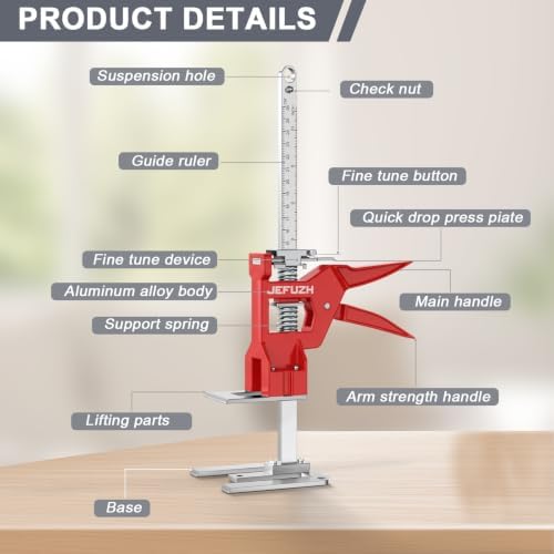 Labor Saving Arm Jack 2 Pack Height Adjustment Hand Jack 440LB Capacity