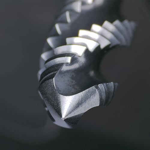 Tools M10 x 1.5 AlTiN Coating Spiral Flute Thread Tap, Metric Machine Threading Tap High Speed Steel Cobalt(HSSCo), Round Shank with Square End, H2 Tolerance, 2pcs