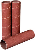 POWERTEC 11212 4.5 Inch Sanding Sleeves for Spindle Sander, 120 Grit, Aluminum Oxide Sandpaper Diameter 1 Inch – 3 Pack