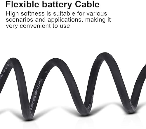 2/0 Gauge Battery Cable,30FT Black 2/0 AWG Pure Copper Wire Welding Cable, for Automotive, Battery, Solar and Generator, Standard USA OFC Wire
