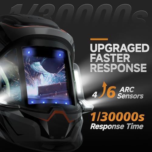 ANDELI Auto Darkening Welding Helmet with Light,with Internal Display
