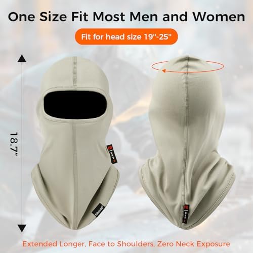 Fullsheild FR Balaclava Face Mask for Men Flame Resistant Hood Welding Cap