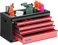 LARBANKE 4-Drawer Tool Chest with Lock,Portable Tool Box with Handle