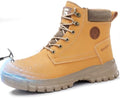 GUSAYEX Steel Toe Boots for Men Puncture Resistant Work Boots