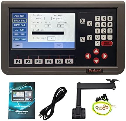 Large 7inch LCD Screen TTL 2 Axis Digital Readout Display DRO RPM Mill Lathe Machine