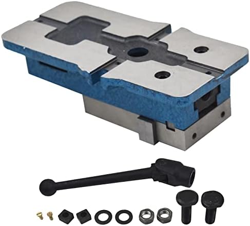 marddpair Bench Clamp Vise 3 Inch Accuracy Mill Vise without Base Fit for Milling Shaping and Drilling Machines