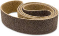 Red Label Abrasives 1 X 30 Inch Non Woven Surface Conditioning Sanding Belts for Knife Makers and Metal Fabricators - Brown Coarse Grit Sand Paper - 3 Pack