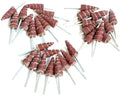 10mm/12mm Cone Shape Mounted Point Grinding Head Sandpaper Flap Sanding Wheel 80#-320# with 1/8" Shank Polishing Abrasive Tool(10pcs,80,10mm)