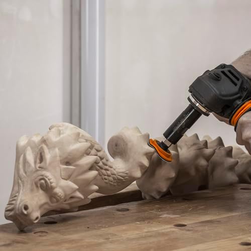 ARBORTECH Contour Sander | Ø 50 mm Mini Random Orbit Sander Attachment for Angle Grinder | SAN.FG.210.20