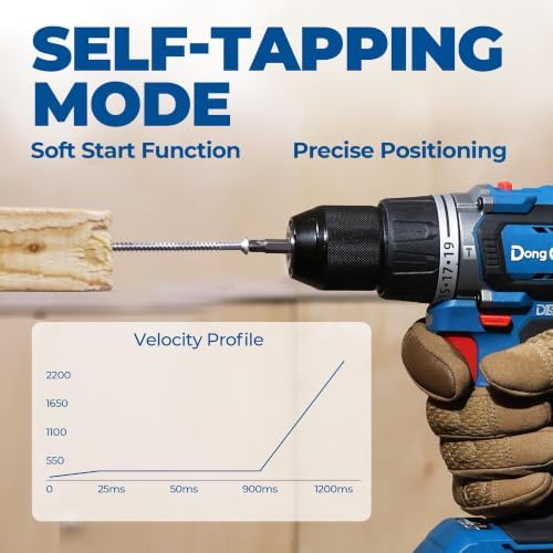 DongCheng 796 in-lbs (90Nm) 20V Brushless Cordless Hammer Drill