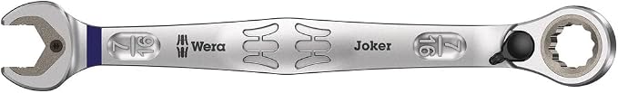 Wera 05020077001 6001 Joker Switch Ratcheting combination wrenches, with switch lever, imperial, 7/16" x 165 mm