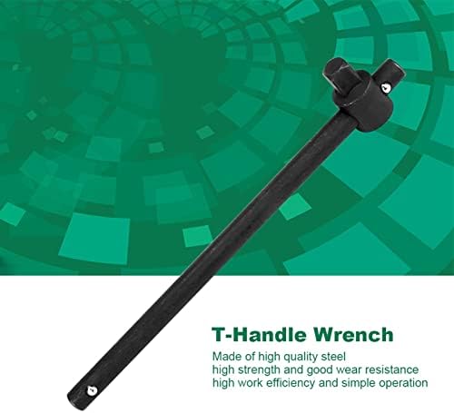 1 Inch Drive Sliding T-Handle Socket Wrench, 19.7 Inch Heavy Duty Steel Bar