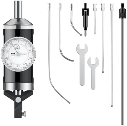 HDLNKAK Coaxial Centering Indicator 0-0.15'', 0.0005'' Resolution with Case