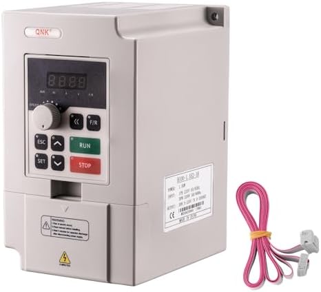 QNK 1.5KW 2HP AC 220V 7A VFD Converter Single to 3 Phase Inverter