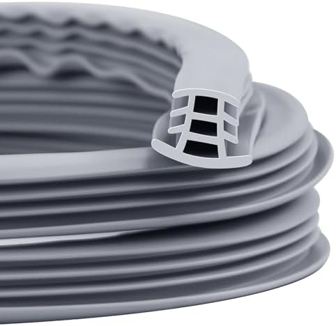 Flexible EPDM Rubber Strip (100 ft Long and 3/4 inch Wide) for Concrete Crack Repair and Replacement - Weather and Aging Resistant Expansion Joint Filler for Driveways and Sidewalks