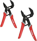 ARES 51009 2-Pc Self-Adjusting V-Notch Pliers Set - 7-In & 10-In