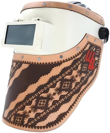 WoahBros Flip-Up Welding Helmet | Sugar Scoop Welding Hood | Fits 2x4 Cheater Lens (Not Included) | Aztec