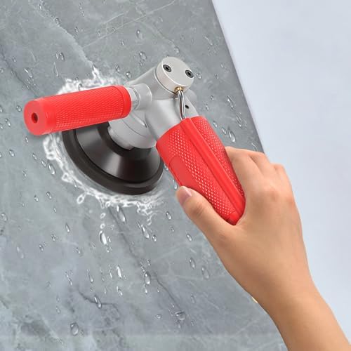 Air Grinder 4" Versatile Air-Powered Wet Stone Polisher Straight Shank 4300 RPM Pneumatic Sander 16CFM Polishing Tool with Water Pipe for Granite, Marble, Concrete- 90 Psi/0.62 MPa, 9.06*4.09*1.85in