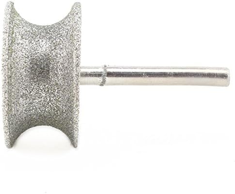 ILOVETOOL Diamond Mounted Point 45mm CONCAVE Cylinder Head Jade Carving Tools