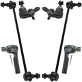 TRQ Front Steering & Suspension Kit Ball Joint Sway Bar Stabilizer Link Tie