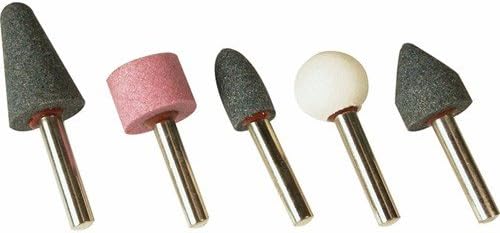 Wideskall® 25 Pieces 1/4" inch Assorted Abrasive Mounted Grinding Stone Wheel Bits