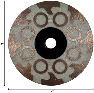4" Resin Filled Grinding Wheels for Granite, Quartz, Stone #50/60 Grit