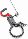 RIDGID 69982 Model 226 In-Place Soil Pipe Cutter, 1-1/2-inch to 6-inch Chain Pipe Cutter,Black/Red, Small