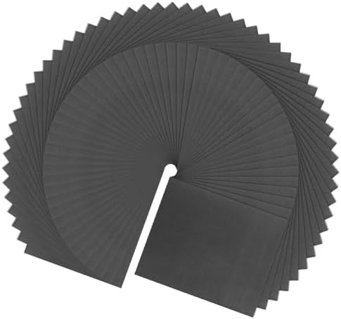 HARFINGTON 100pcs Sandpaper 320 Grit 9 x 11 Inch Waterproof Backing Silicon Carbide Abrasive Wet Dry Sanding Sheets for Wood Finishing, Metal Sanding, Automotive Polishing