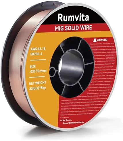 Mig Welding Wire ER70S-6 .035"(0.9 mm)- 33 Pound Spool MIG Wire