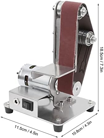 Electric Belt Sander Vertical Polisher Supply Machine 775 for Mini 96W 240V Steel Combination Disc Belt Sanders (US Plug 110‑240V)