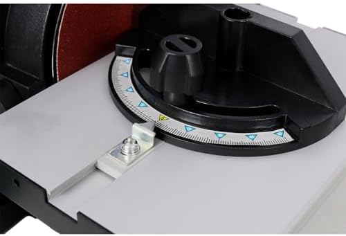 Belt and Disc Sander Combo, 4 x 36 Inch Belt Sander and 6 Inch Disc Sander, Benchtop Belt Disc Sander with 0-90° Adjustable Belt, Quick Tension Release for Woodworking, Metalworking, Plastic