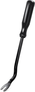 GOOACC Car Panel/Upholstery Remover Ergonomic Stainless Steel Fastener Remover - Easily Removes Plastic Fasteners Reduces Damage to Panels and Loss of Clips Black