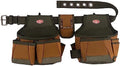 Bucket Boss 50200 Two Bag Tool Belt in Brown