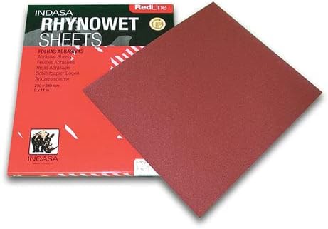 Buy Indasa Redline Rhynowet Wet & Dry Sanding Sheets, 6 & 7 Series (6-1000), 80